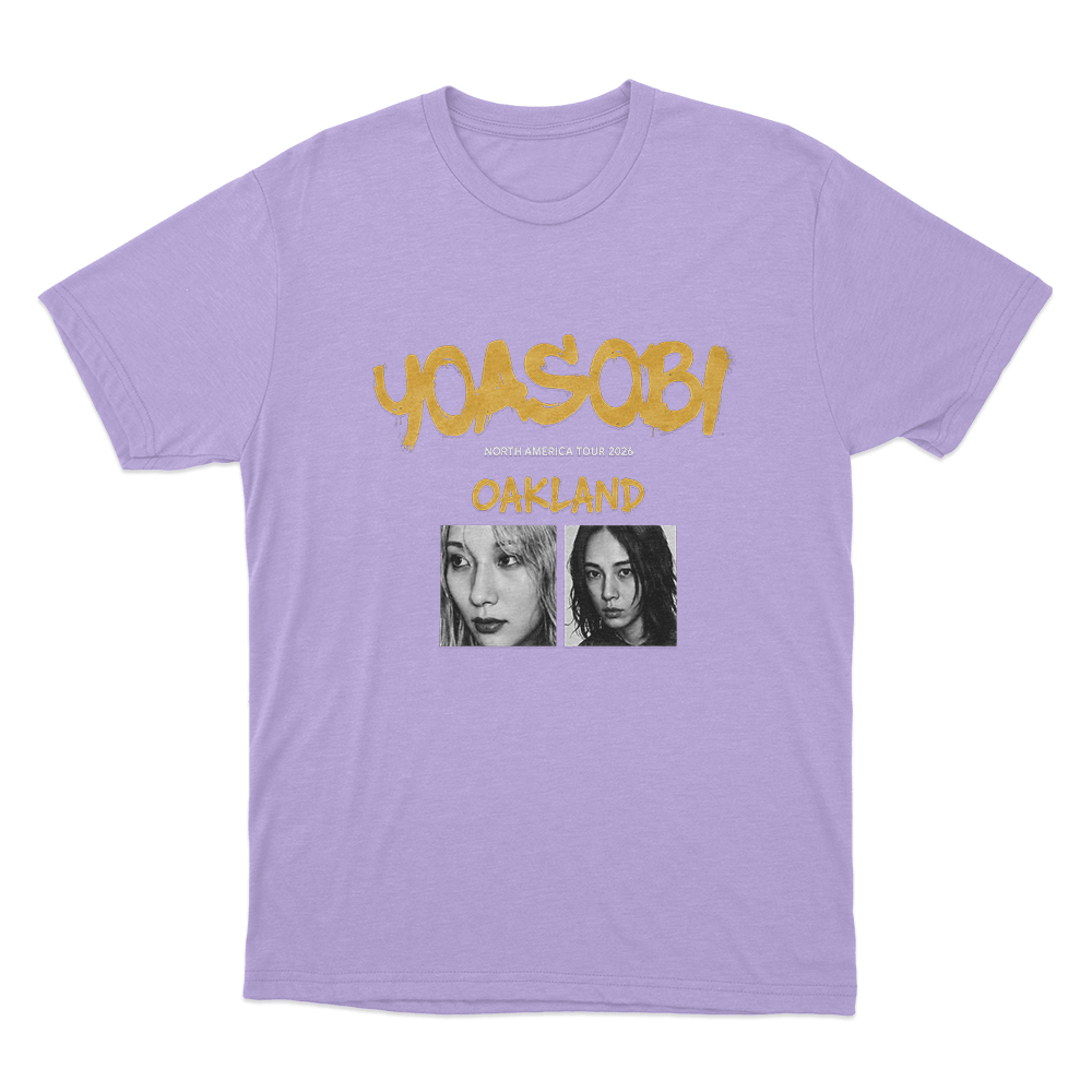 Yoasobi North America Tour Oakland Unise T Shirt Purple Yoasobi North America Tour Oakland Unise T Shirt Purple