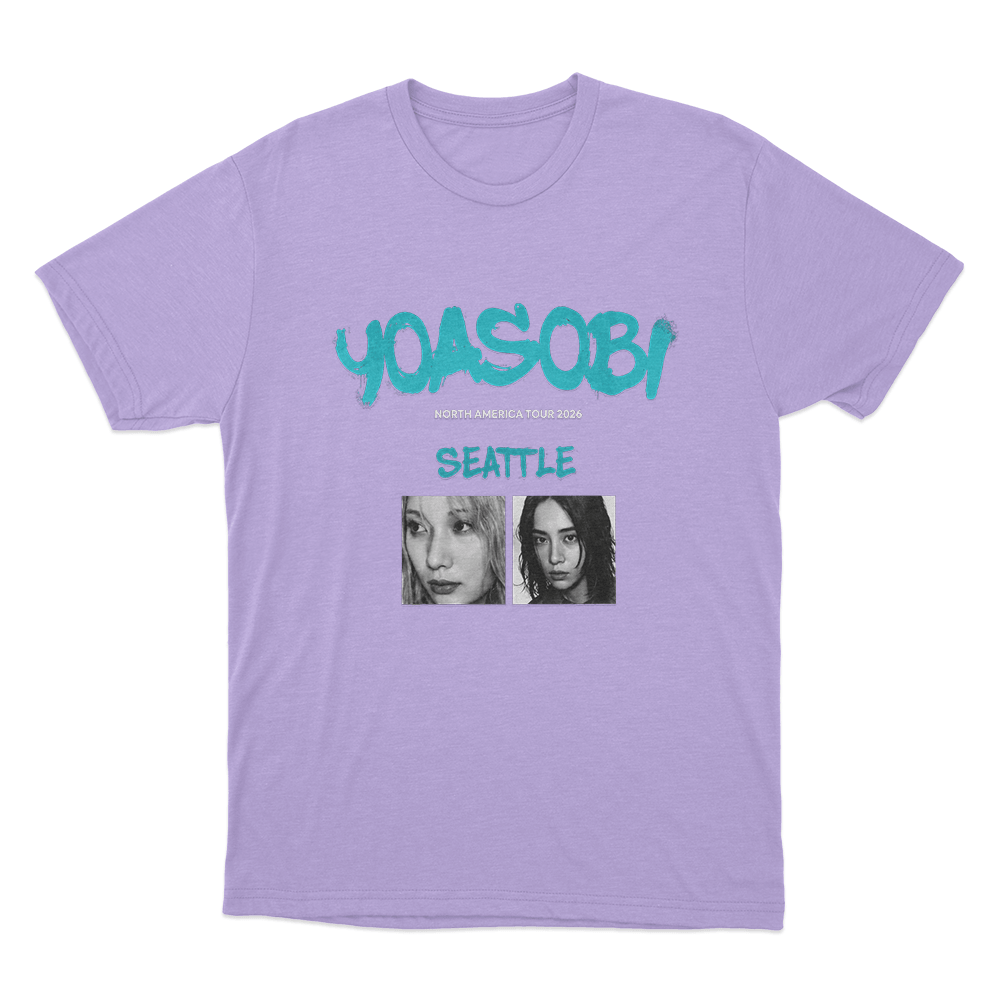 Yoasobi North America Tour Seattle Unise T Shirt Purple Yoasobi North America Tour Seattle Unise T Shirt Purple